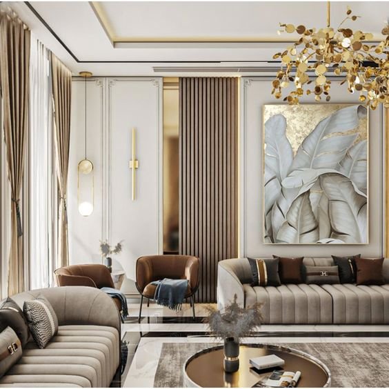 ديكورات فخمة بالرياض بتصميم مودرن وكلاسيك